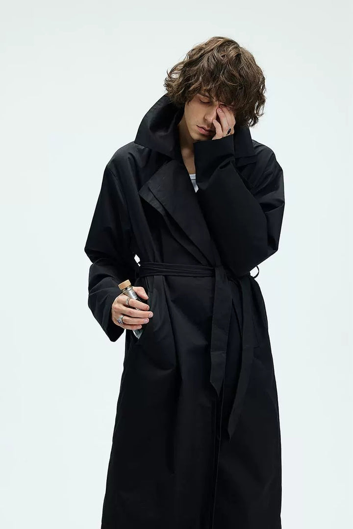 Double Layer Collar Trench Coat