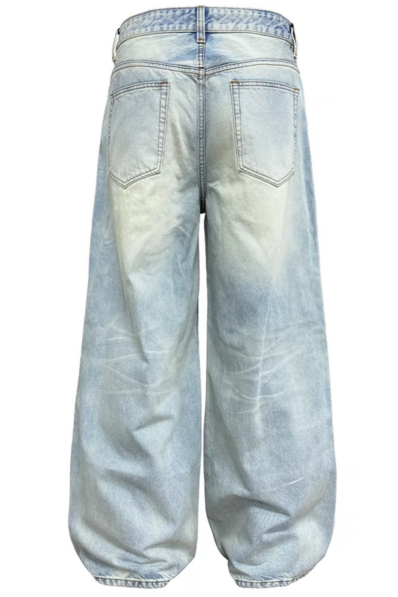 Frost Blue Wide Jeans