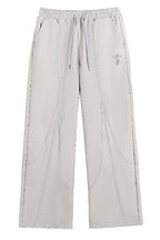 Patchwork Loose Fit Embroidered Pants