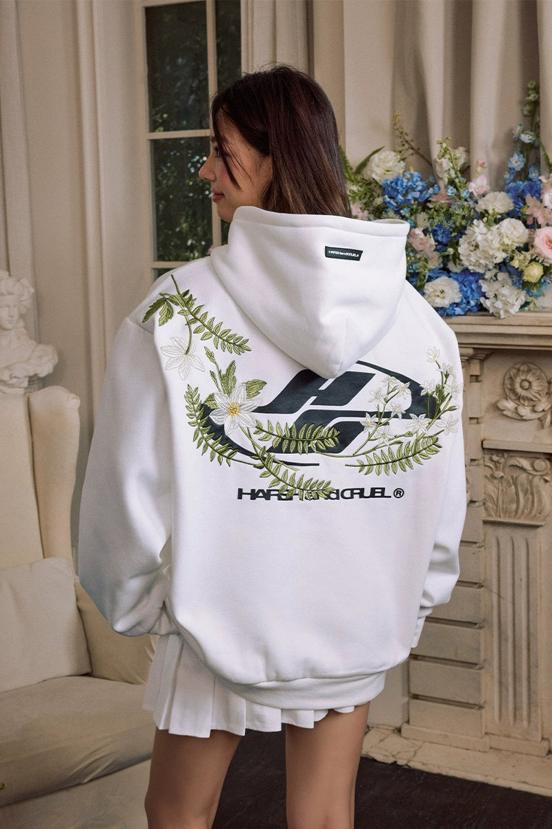 Plant Embroidered Logo Hoodie – Copping Zone