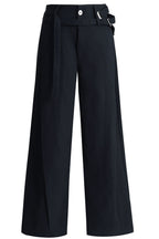 Asymmetric Metal Button Pants