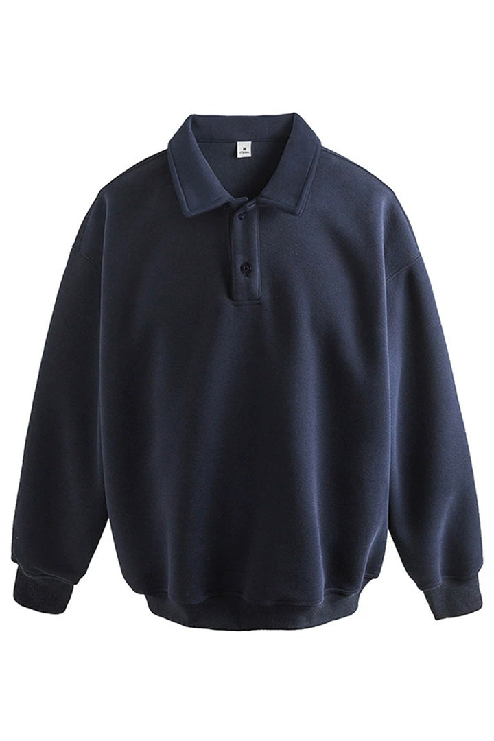 Vintage Polo Neck Sweatshirt