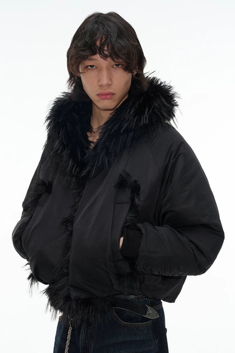 Fur Collar Puffer Jacket