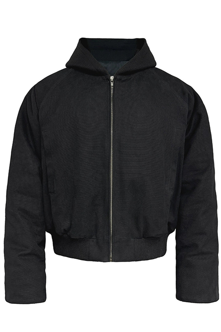 Canvas Hooded Bomber