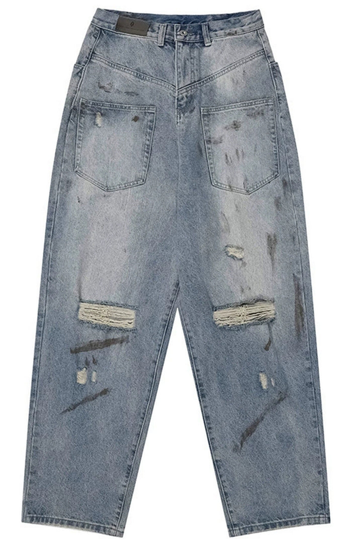 Reversed Vintage Distressed Jeans