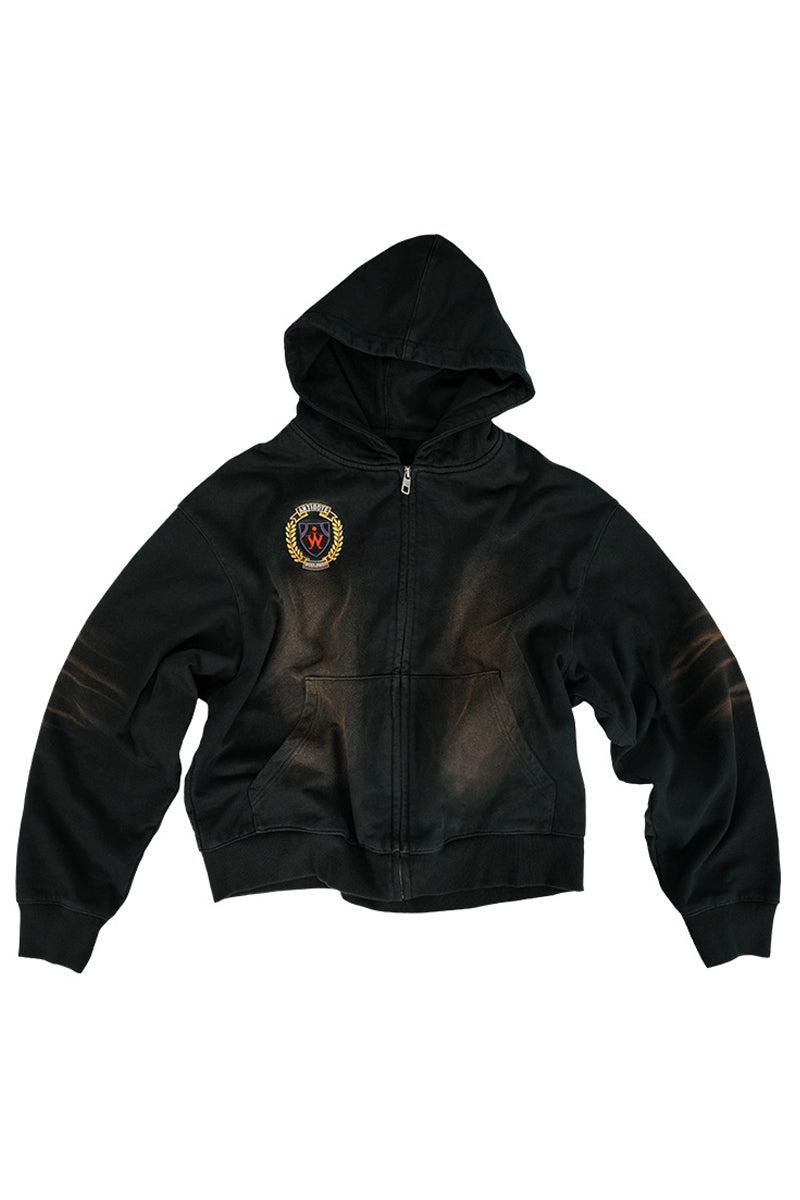 『Copping Zone』Washed Vintage Zip-Up Hoodie Vintage Washed Zip-Up Hoodie – Copping Zone