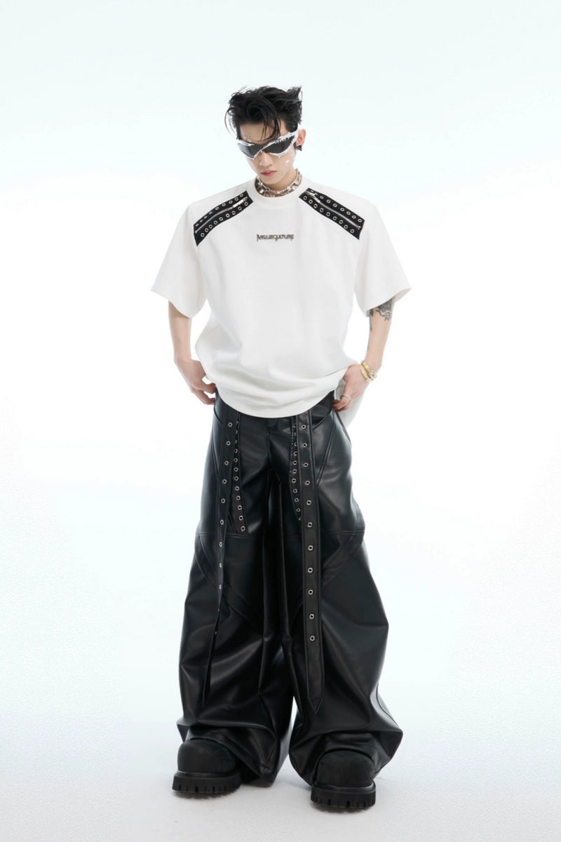 Deconstructed Colorblock Shirt-Tee