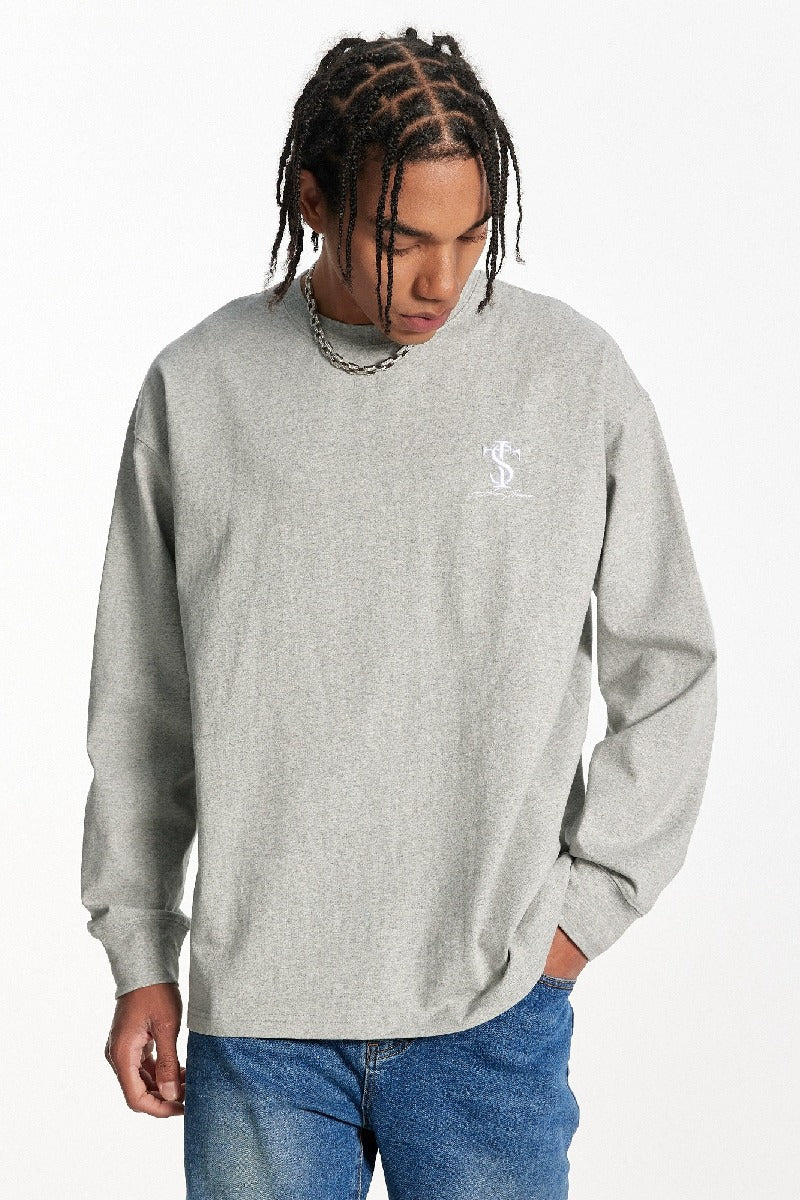 Basic Embroidered Logo Long Sleeve