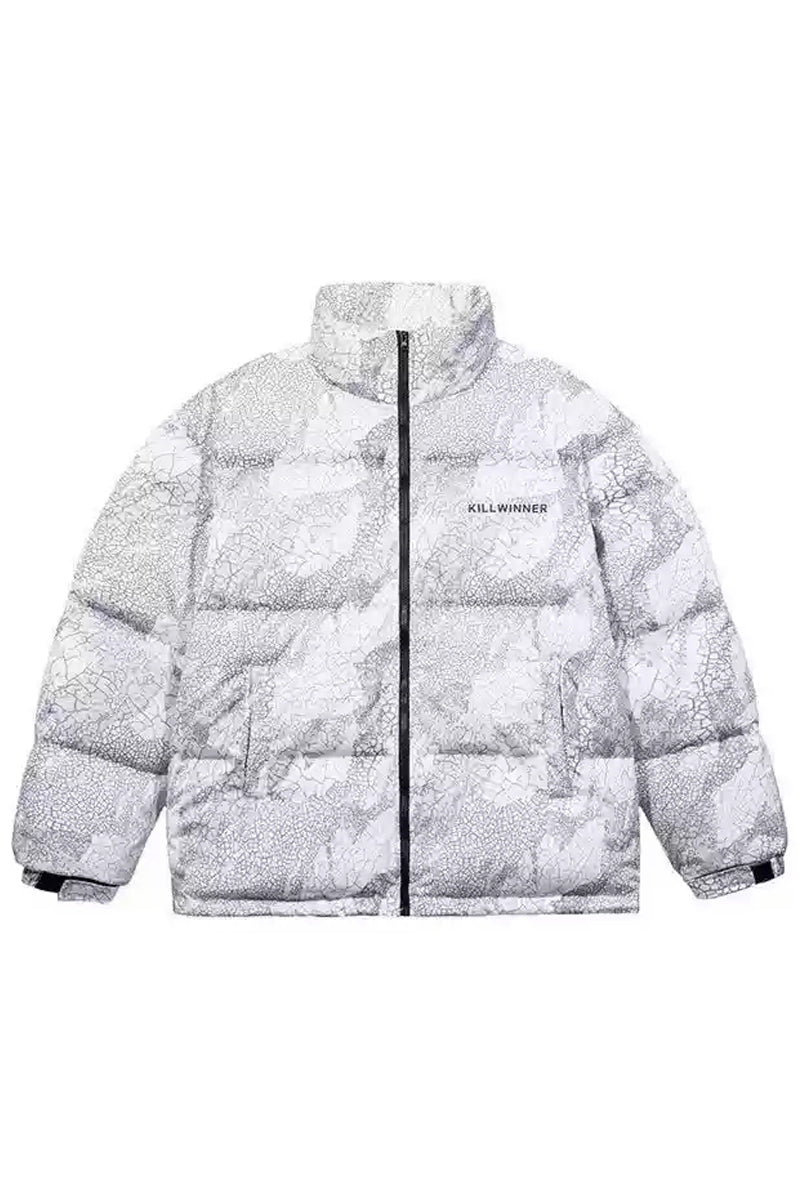 Textured Crushed Down Jacket