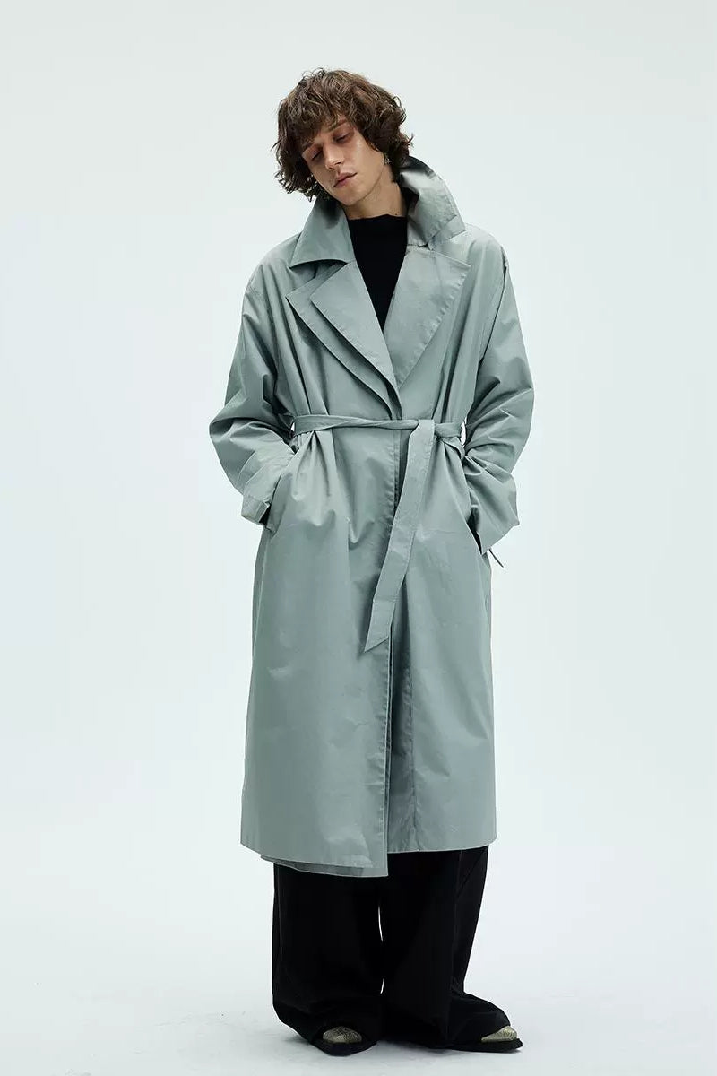 Double Layer Collar Trench Coat