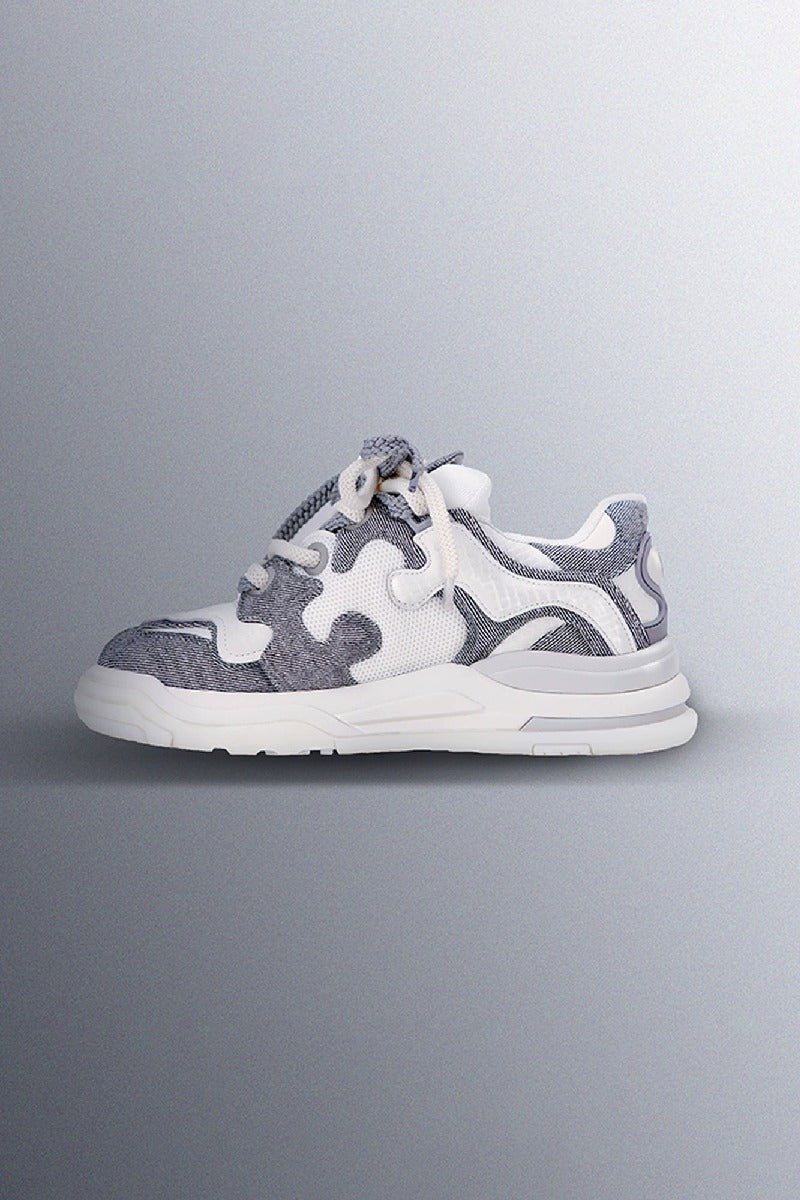 YADcrew Collab Puzzle Skate Sneakers