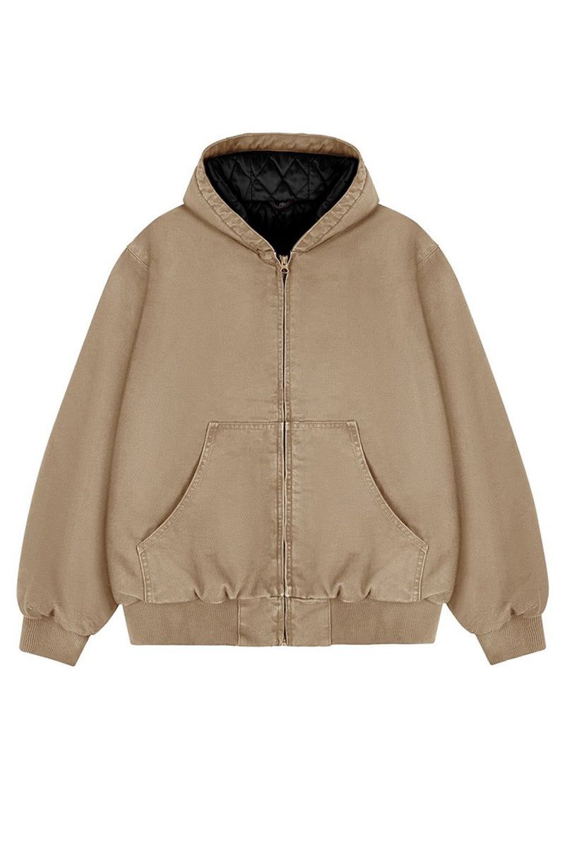 15oz Hooded Canvas Work Jacket – Copping Zone