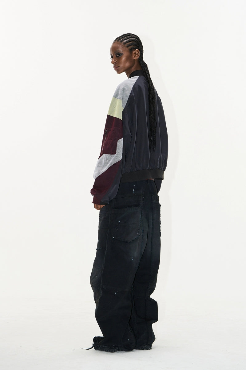 国内未入荷 BLIND / NO PLAN - Mesh Layered Badge MA1 Jacket Mesh Layered Badge MA1 Jacket – Copping Zone
