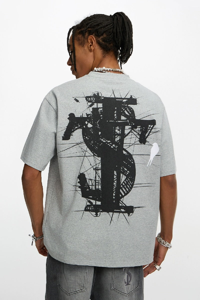 Swallow Print Graphic T-Shirt