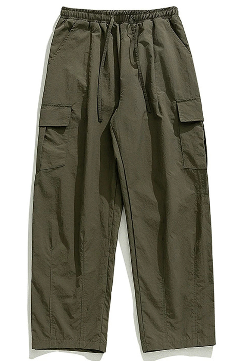 Pleated Cargo Trousers