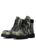 Camo Distressed Work Boots