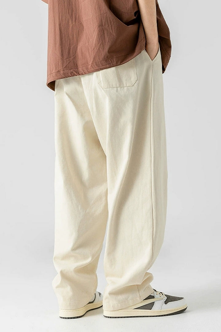 Japanese Relaxed Cotton Trousers