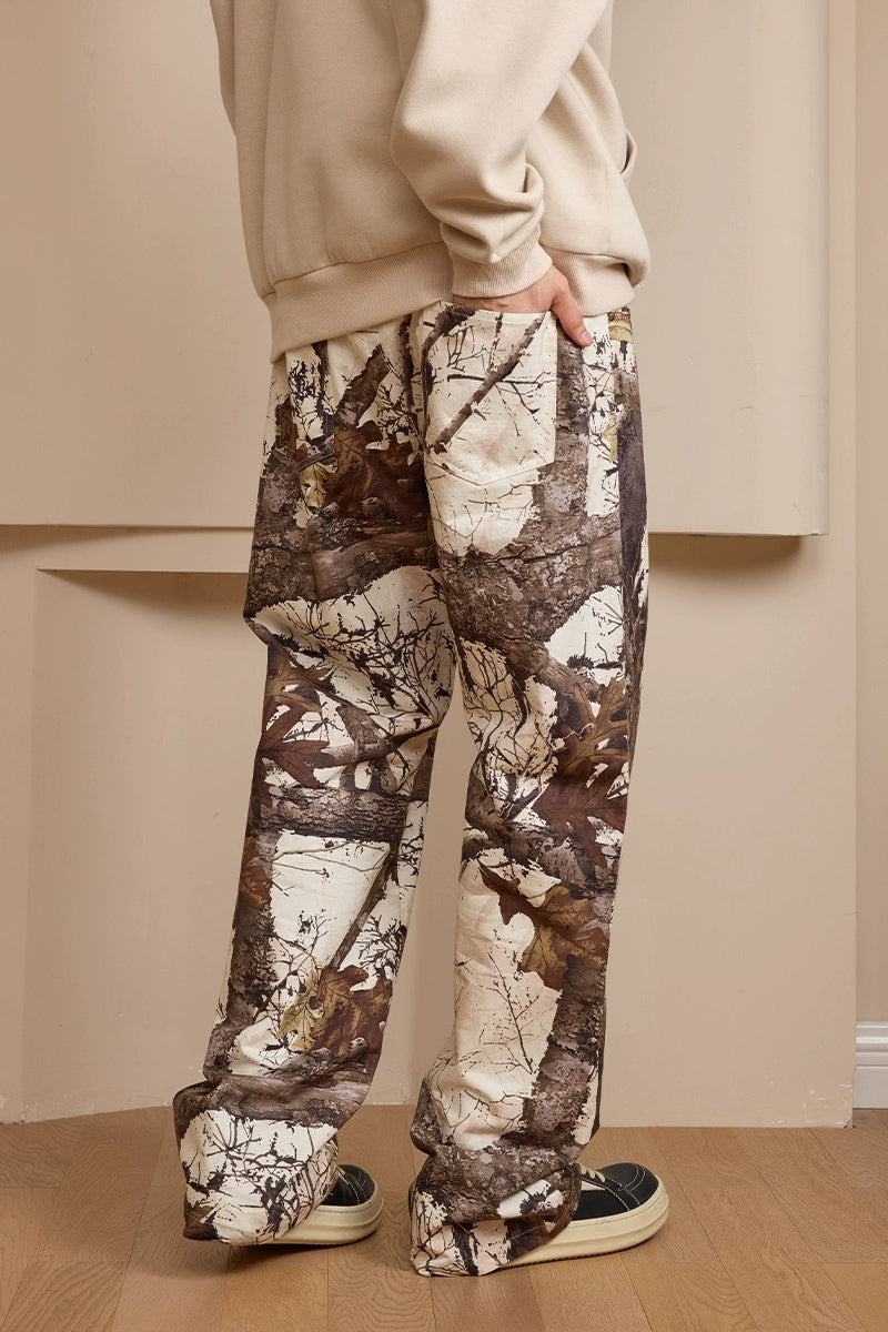 Camo Tree Branch Workwear Pants