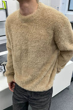 Faux Mink Knit Sweater