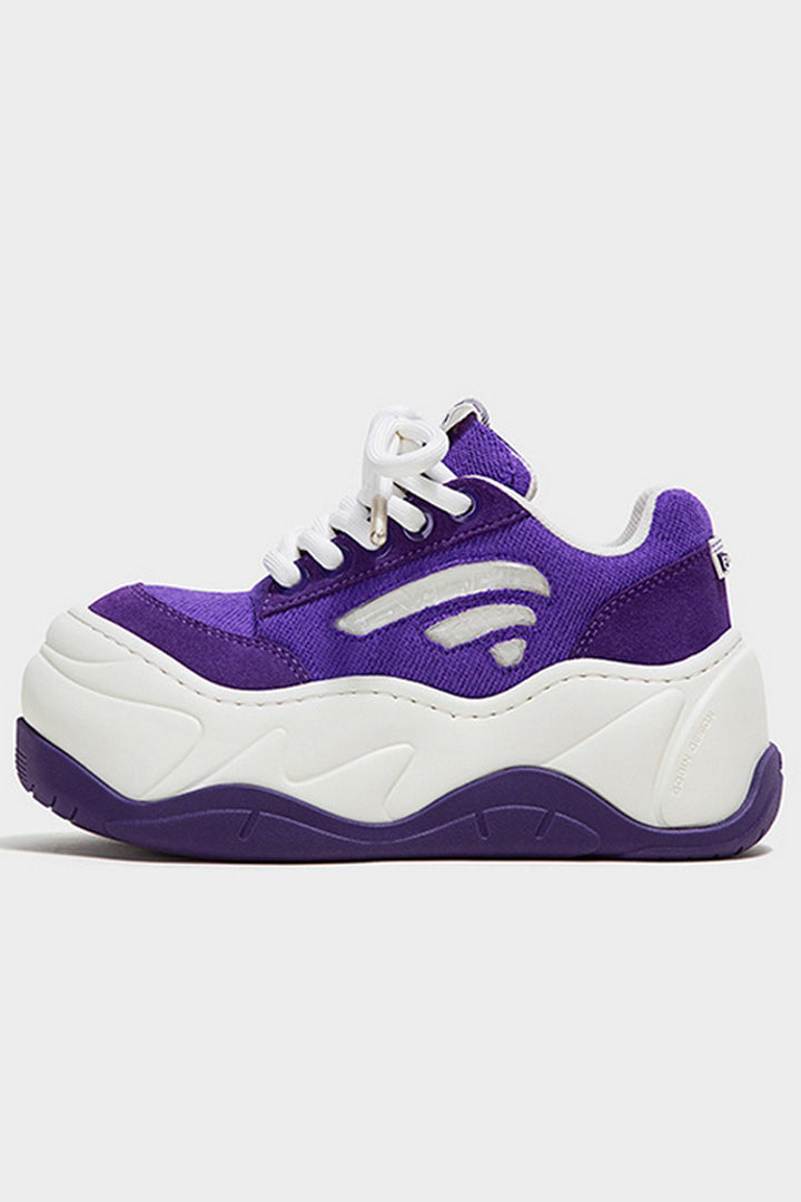 Chunky Platform Purple Shoes