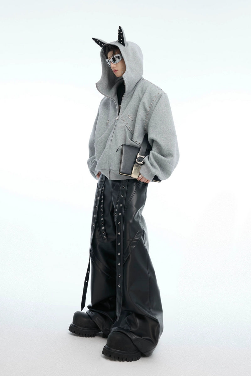 Dog Ears Studded Hoodie - Argue Culture – Copping Zone