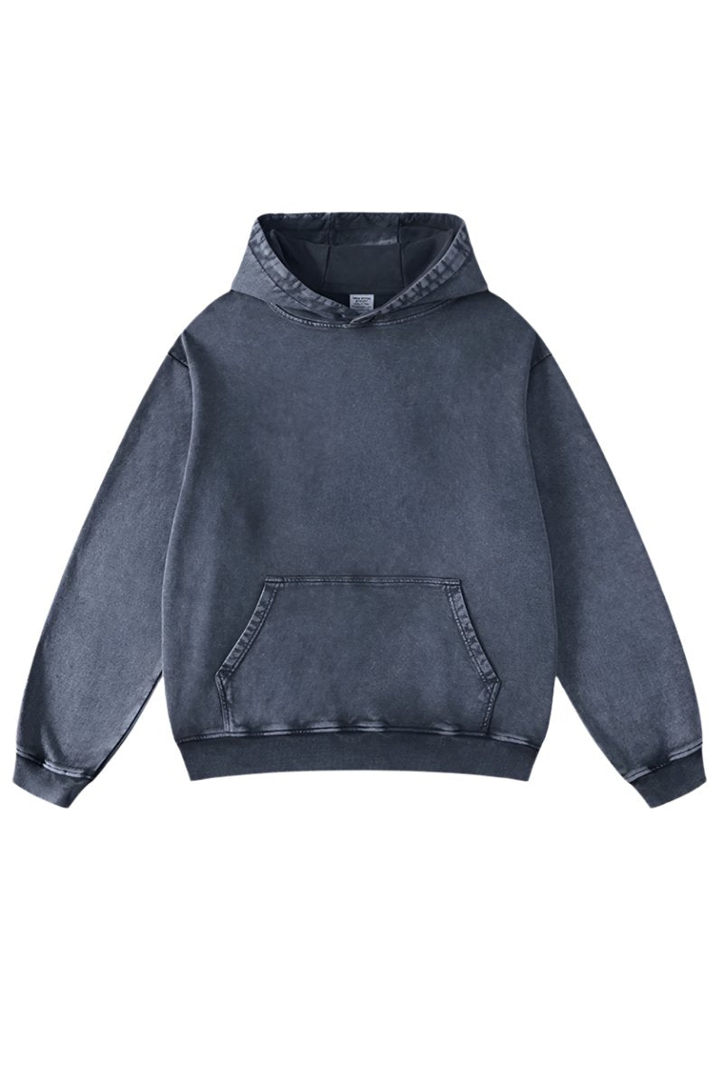 Vintage Washed Drop Shoulder Hoodie - CZ Basics – Copping Zone