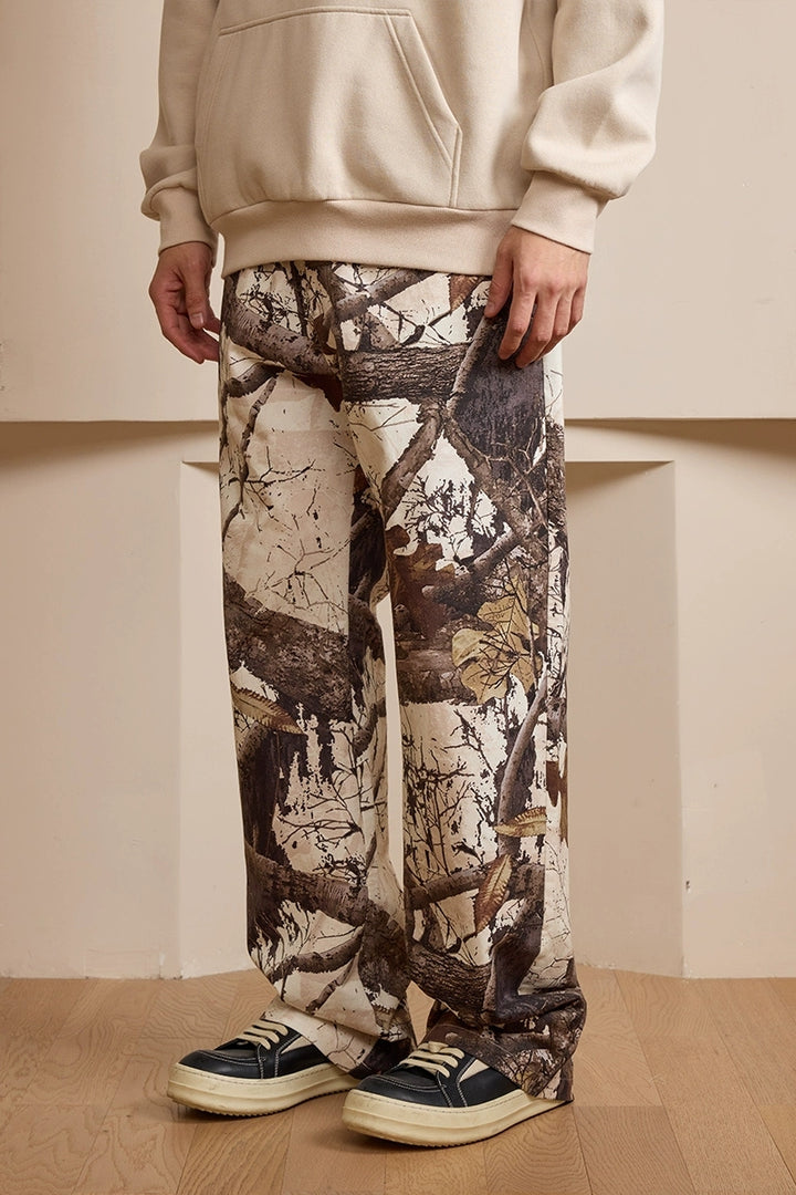 Camo Tree Branch Workwear Pants