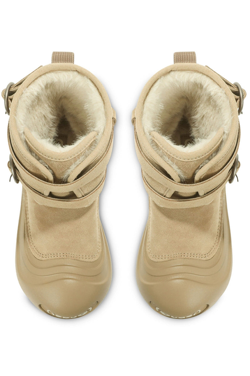 Leather Wool Snow Boots