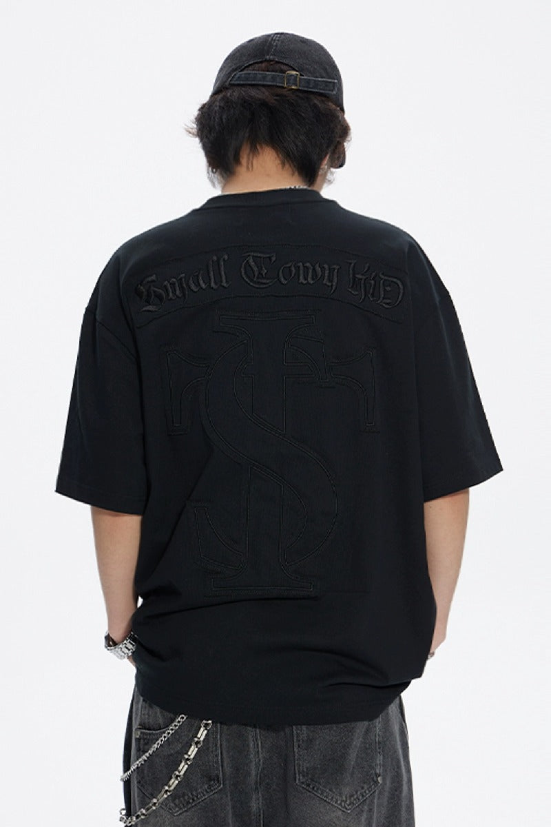 Patchwork Heavyweight Hip Hop T-Shirt