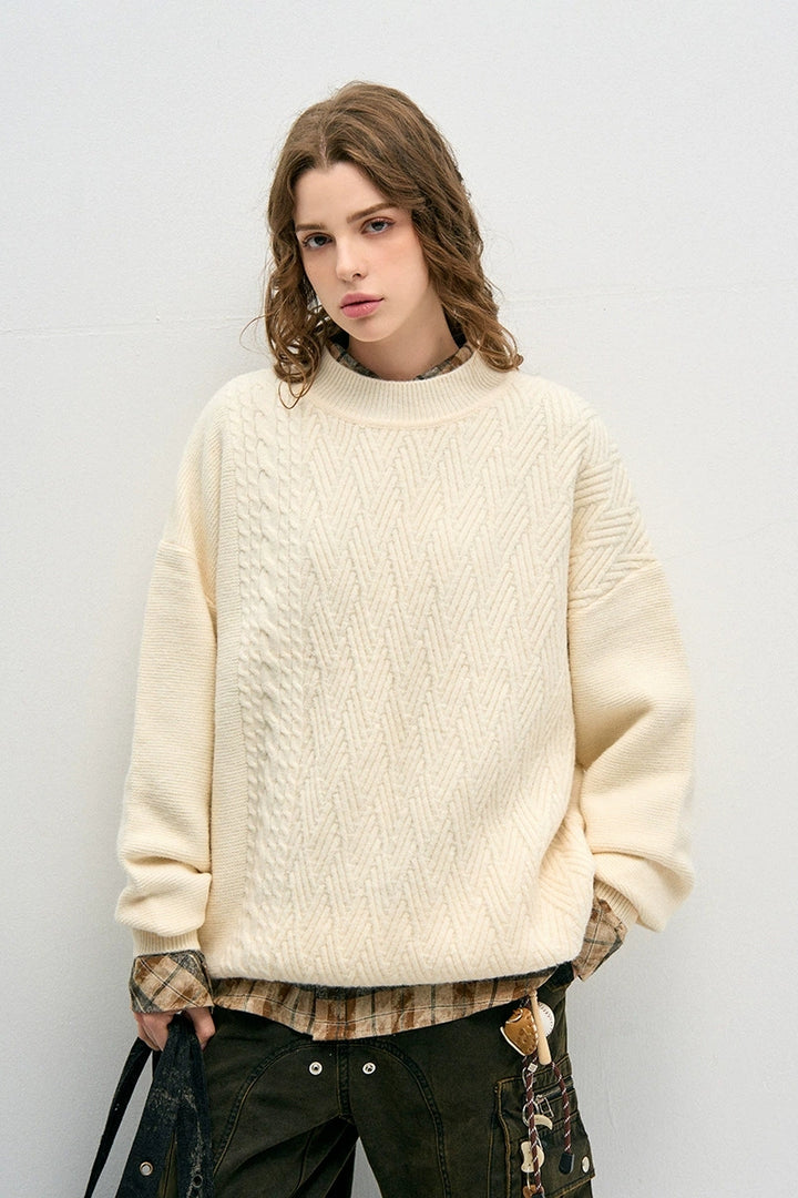 Japanese Vintage Irregular Knit Sweater