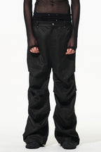 Crescent Pleated Utility Pants