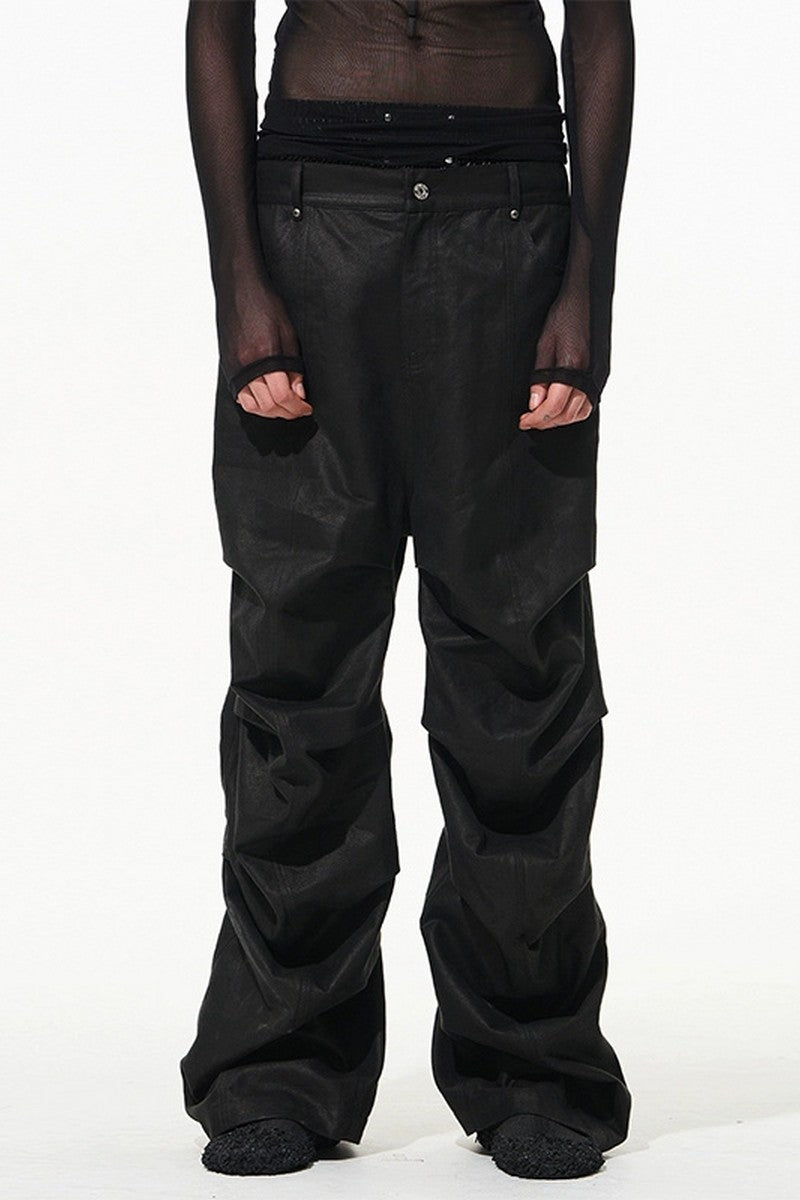 Crescent Pleated Utility Pants