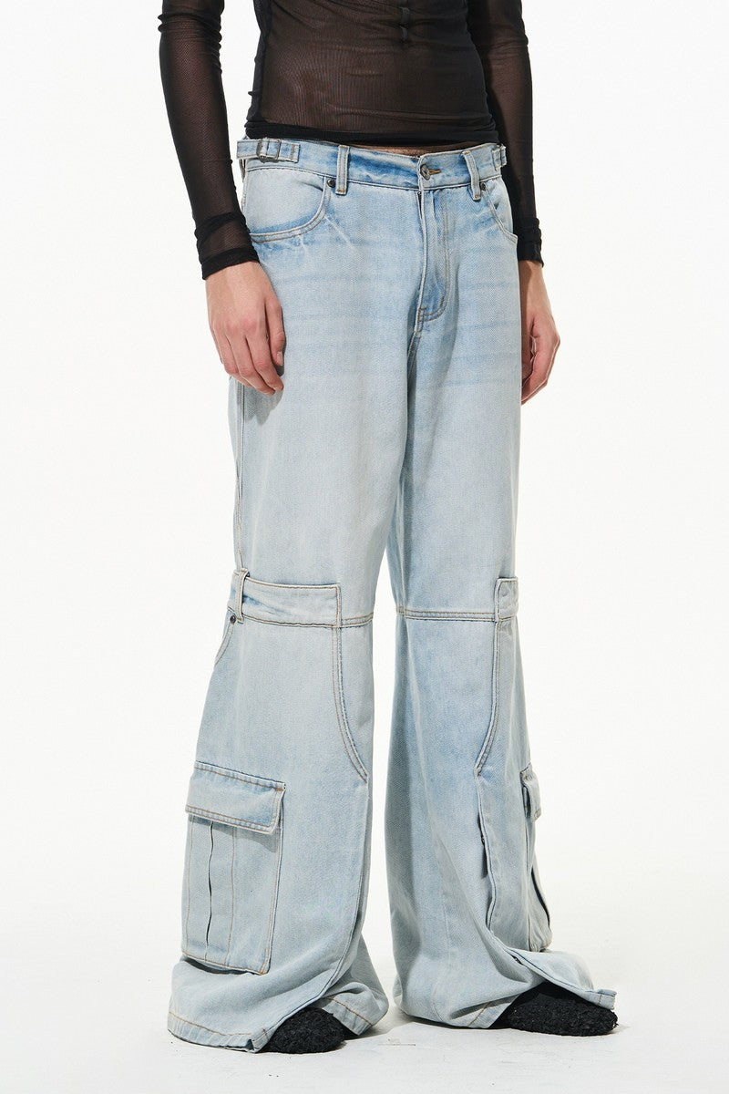 Double Cuff Utility Jeans