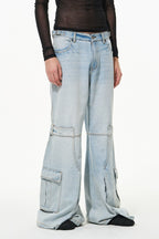 Double Cuff Utility Jeans