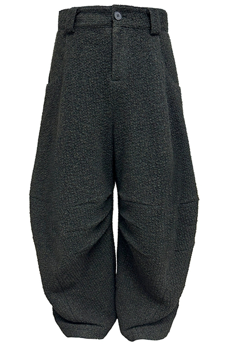 Pleated Wool Pants