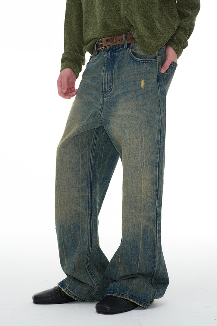 Washed Nevada Straight Jeans