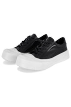 Chunky Leather Platform Sneakers