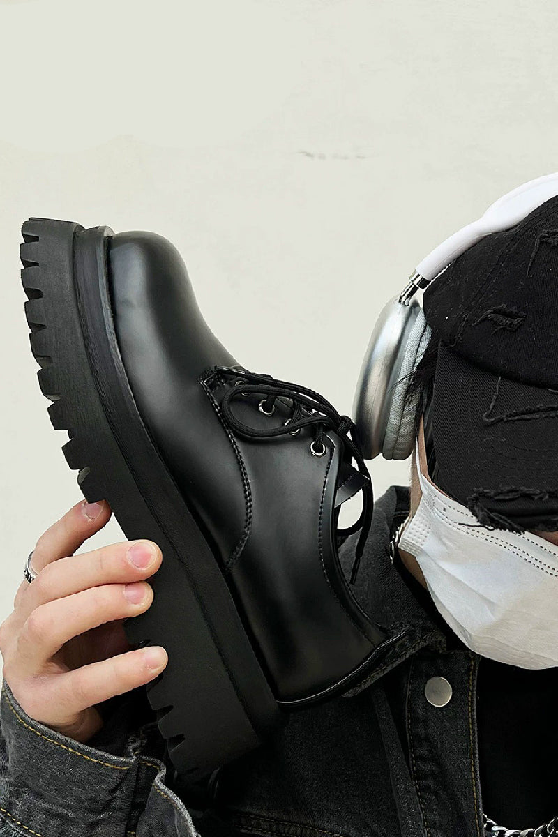Thick Sole Derby Platform Shoes – Copping Zone