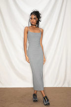 Backless Slim Fit Maxi Dress