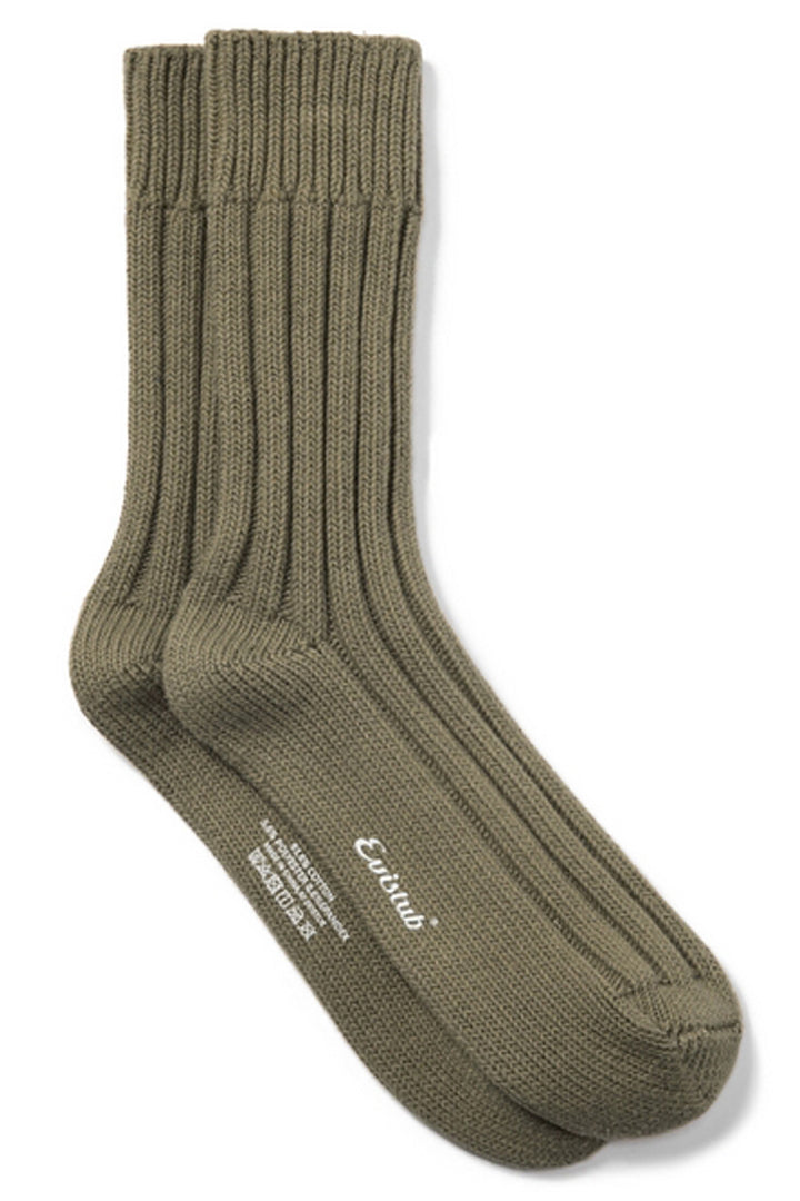 Vintage Knit Ribbed Tube Socks