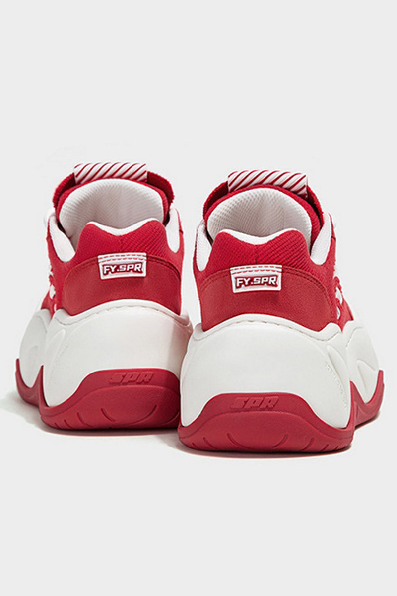 Chunky Platform Red Shoes