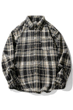 Vintage Plaid Button-Up Shirt