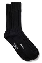Vintage Knit Ribbed Tube Socks