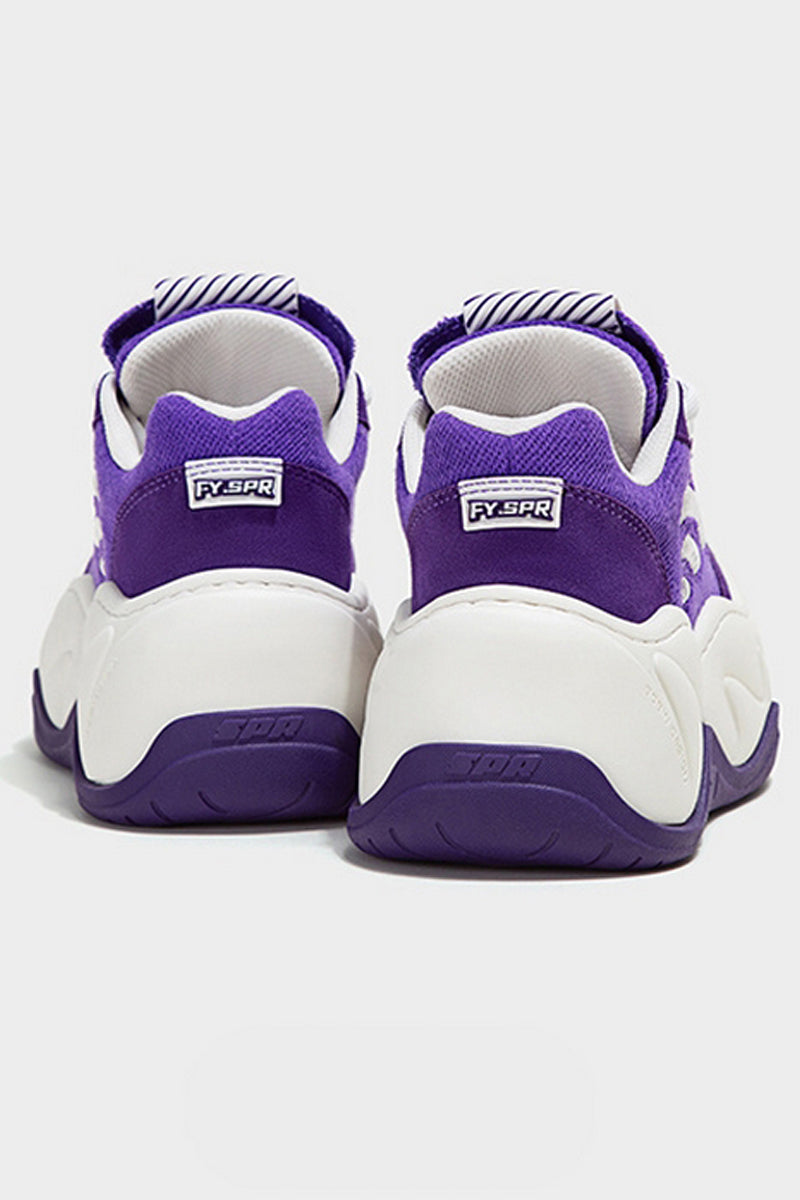 Chunky Platform Purple Shoes