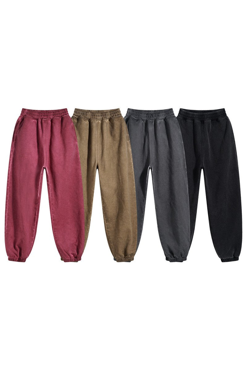 Vintage Wash Casual Pants