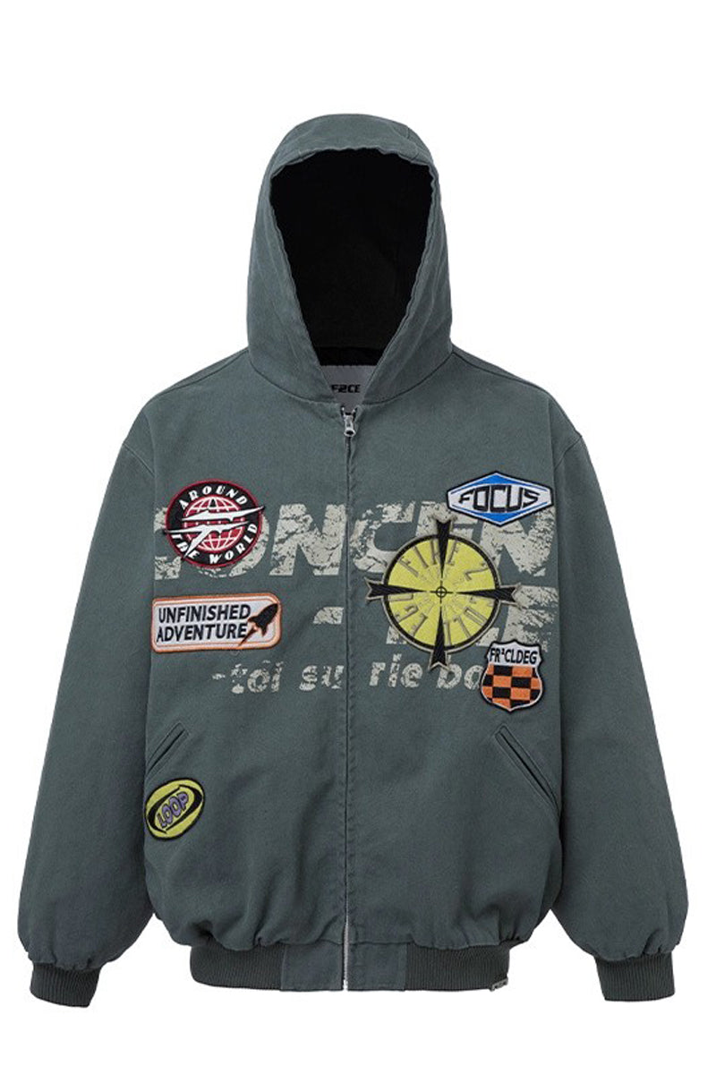 Heavyweight Embroidered Canvas Jacket