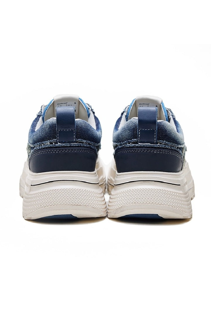 Denim Retro Canvas Low-Top Sneakers