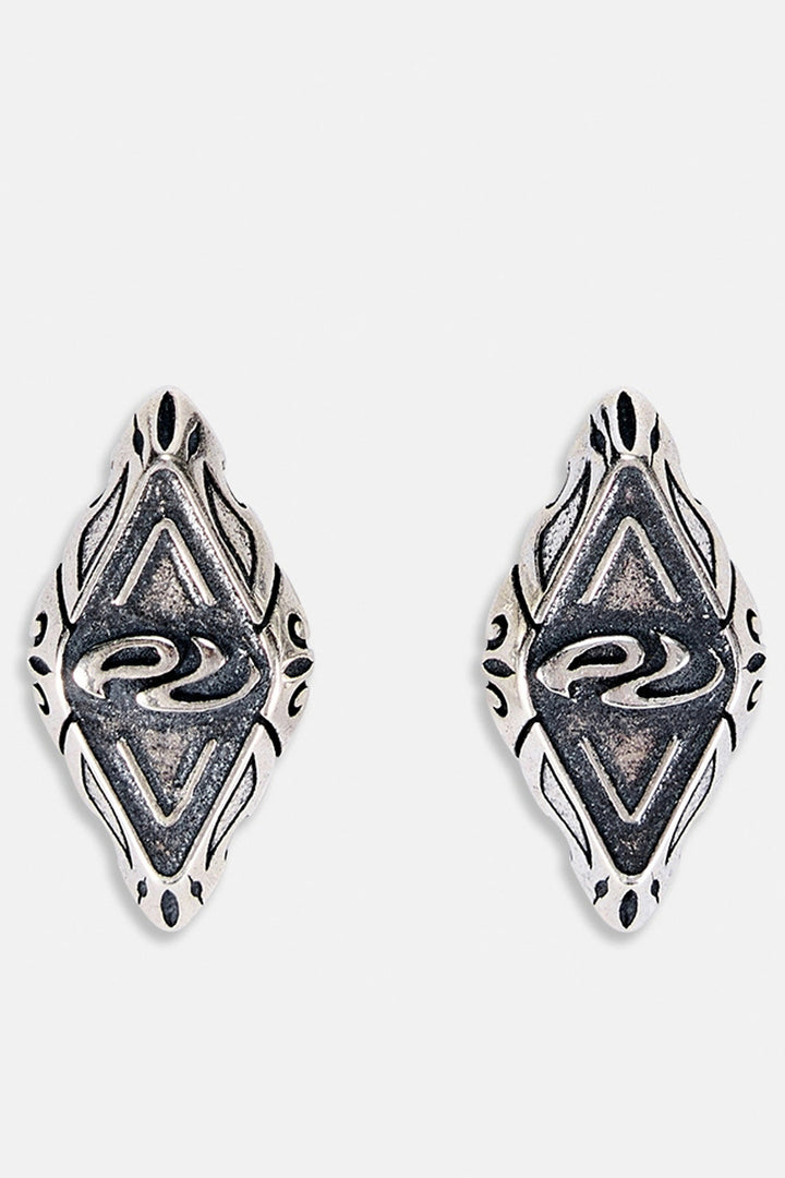 Silver Stamp Earrings