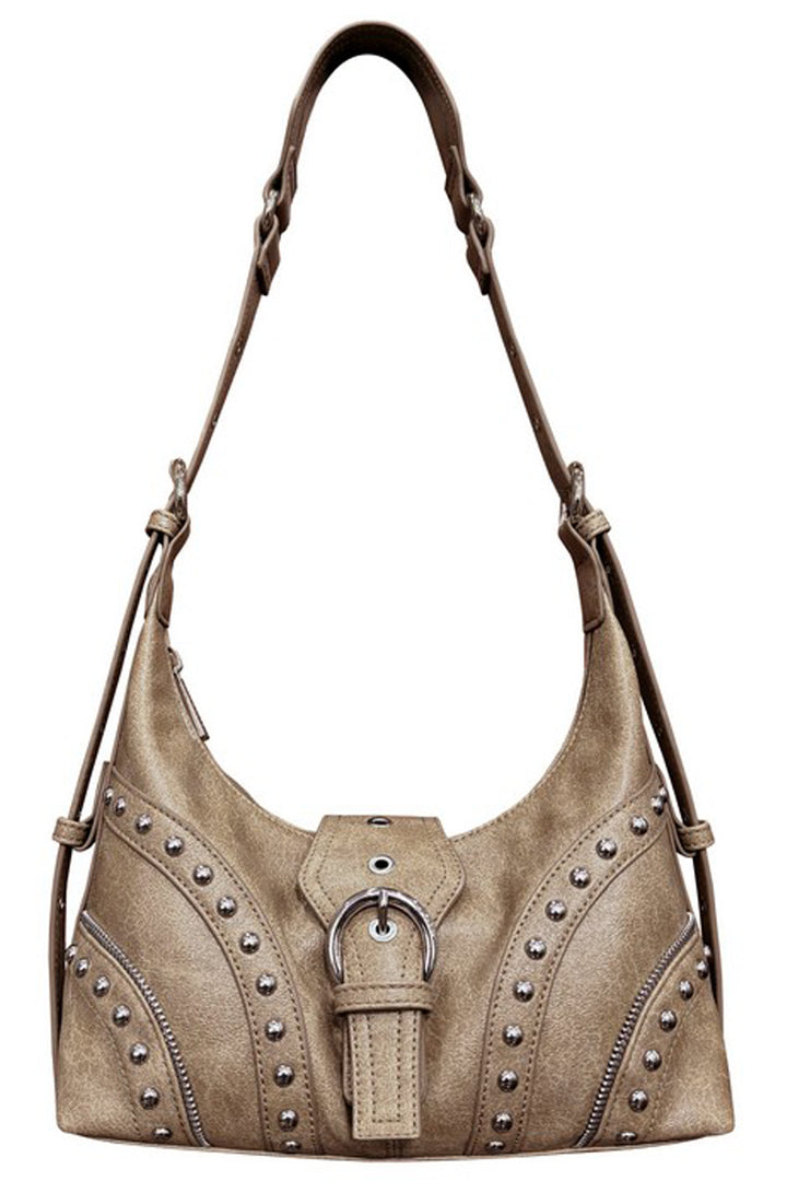 Vintage Studded Underarm Shoulder Bag