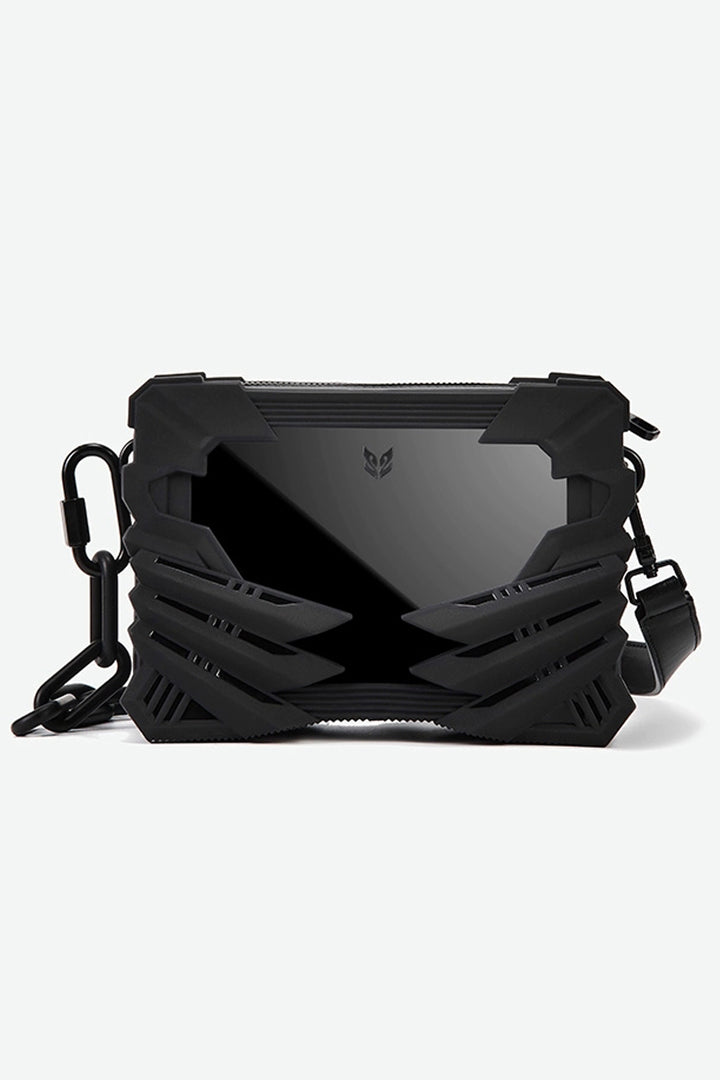 Silver Wing Mecha Crossbody Bag